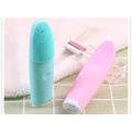 Portable Mini Electric waterproof soft Silicone Cleansing Brush Deep Pore Face Cleaner exfoliating facial Cleaning Device